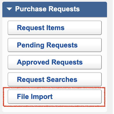 Carga de archivo en panel de navegaci&oacute;n izquierdo